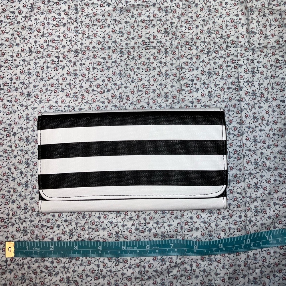 Black and White Stripped Wallet, Kut from the Kloth!